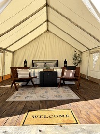 Serene Cozy Tent with Spectacular Desert and Sunset Views in Nevada - Boulder City, Nevada - glamping.directory