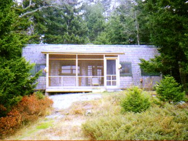 Woodland Cottage Rental Nestled Among Spruce Trees near the Todd Wildlife Sanctuary, Maine - Friendship, Maine - glamping.directory