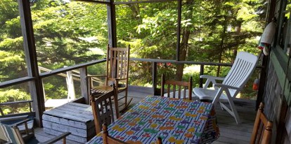 Woodland Cottage Rental Nestled Among Spruce Trees near the Todd Wildlife Sanctuary, Maine - Friendship, Maine - glamping.directory