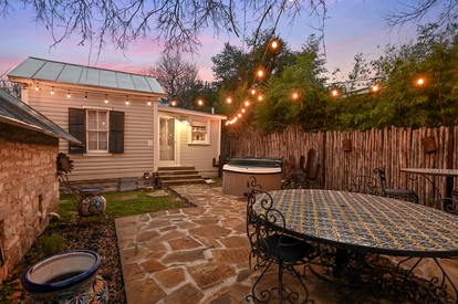 Historic Cabin in the Heart of Ferdericksburg For a Romantic Getaway with Hot-Tub, Texas Country - Fredericksburg, Texas - glamping.directory