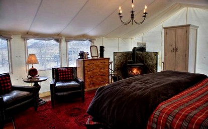 Luxury Canvas Cabins with Hot Tub near Philipsburg, Montana - Philipsburg, Montana - glamping.directory