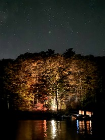 Floating Island Cabin in Monmouth, ME - Monmouth, Maine - glamping.directory