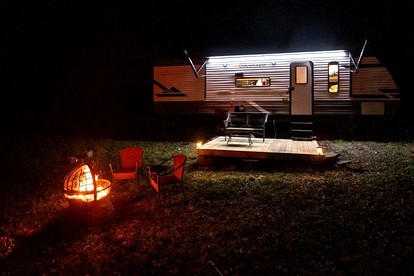 Modern Caravan for Fun Weekend Trips from New York - Dushore, Pennsylvania - glamping.directory