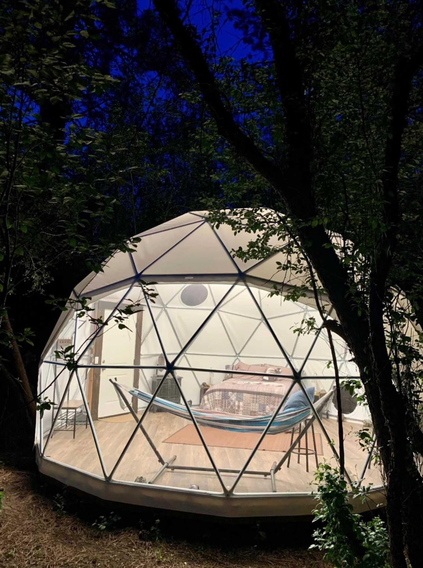 The Healing Dome - Mc Cloud, California - glamping.directory