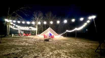 Rustic Bell Tent on a Texan Farm, Nestled in the Sam Houston National Forest, Perfect for a Weekend Getaway - glamping.directory