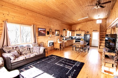 Rustic Cabin Rental with Porch at Foot of Abajo Mountains near Moab, Utah - Monticello, Utah - glamping.directory