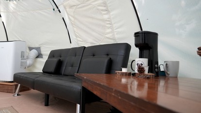 Charming Bell Tent Rental for Escapes to the Forest in Mellen, Wisconsin - Mellen, Wisconsin - glamping.directory