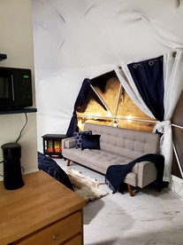 Romantic Dome Glamping in Lincolnton, Georgia, Perfect for a Couples Getaway! - Lincolnton, Georgia - glamping.directory