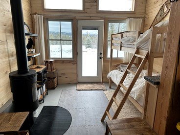 Secluded Off-Grid Cabin with Glacier Park Views and Wall Tents near Polebridge, Montana - Polebridge, Montana - glamping.directory
