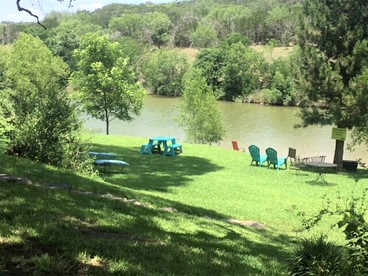 Lovely Studio Rental with Hamilton Creek Views for Vacation in Marble Falls, Texas - glamping.directory