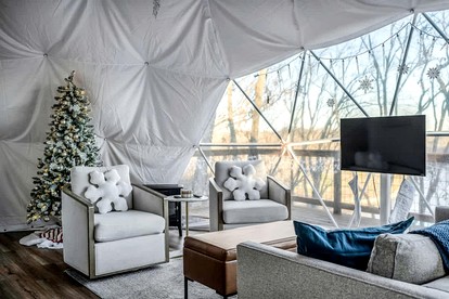 Lakefront Dome with Private Deck and Amazing Hiking Trails in Tennessee - Smithville, Tennessee - glamping.directory