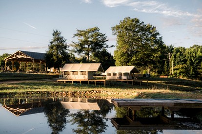 Secluded Tented Cabin Incredible for Families in South Carolina - Greenville, South Carolina - glamping.directory