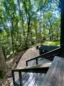 Tranquil Wooded Cabin Retreat with Private Hot Tub & Fire Pit Near Gentry, Arkansas - Gentry, Arkansas - glamping.directory