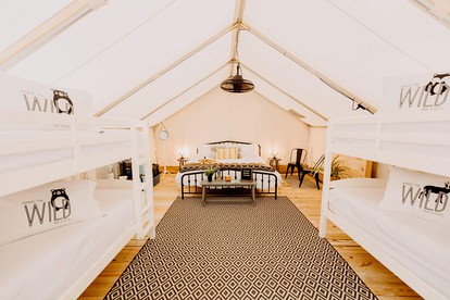 Deluxe Safari Tent for a Georgia Glamping Escape at Unicoi State Park - Helen, Georgia - glamping.directory