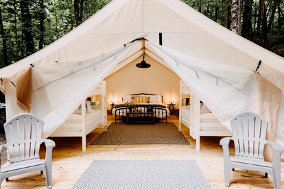 Deluxe Safari Tent for a Georgia Glamping Escape at Unicoi State Park - glamping.directory