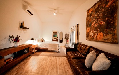 Gorgeous Tiny House with Fire Pit, Games and Barbecue in San Saba, Texas - San Saba, Texas - glamping.directory