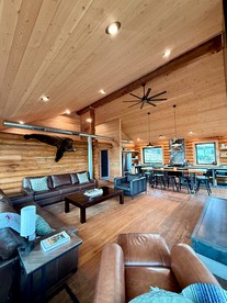 Rustic Mountain Cabin Retreat with Wrap-Around Porch & Scenic Views Near Livingston, Montana - Livingston, Montana - glamping.directory