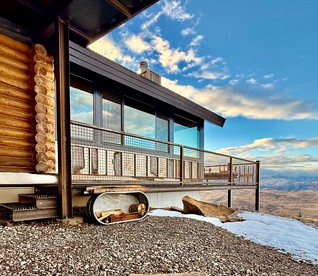 Rustic Mountain Cabin Retreat with Wrap-Around Porch & Scenic Views Near Livingston, Montana - Livingston, Montana - glamping.directory