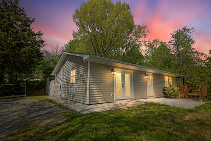 Pet-Friendly Cabin with Foosball Table Ideal for Small Families in Sevierville, Tennessee - glamping.directory