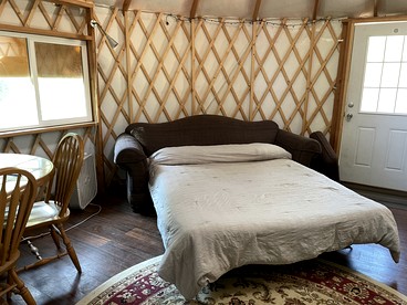 Cozy Yurt on a Hilltop Camping Compground for a Unique Glamping Getaway in North San Juan, California - North San Juan, California - glamping.directory