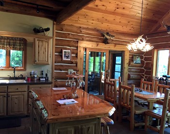 English Lake Escape -Custom Waterfront Log Cabin in Chequamegon National Forest - Mellen, Wisconsin - glamping.directory