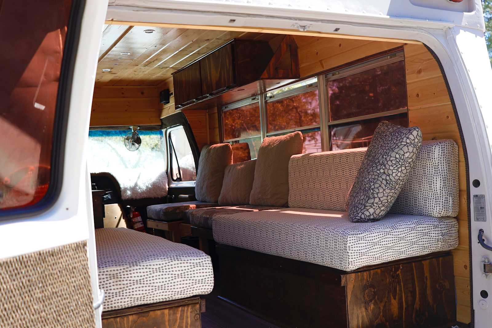 Skoolie in a secluded meadow - Littlerock, California - glamping.directory