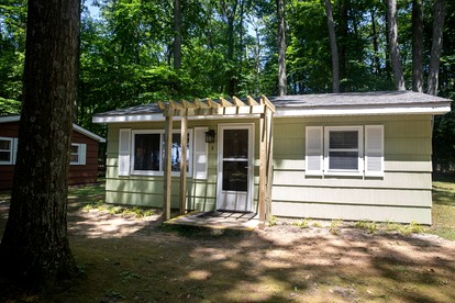 Cozy Cabin Escape to Lake Michigan in this Charming Glamping Getaway for Four - glamping.directory