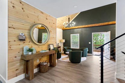 Stylish Lakehouse with Black-and-White Modern Design near Lake Hartwell, Clemson SC - Westminster, South Carolina - glamping.directory
