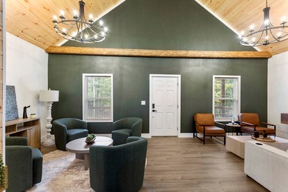Stylish Lakehouse with Black-and-White Modern Design near Lake Hartwell, Clemson SC - Westminster, South Carolina - glamping.directory