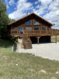 Luxurious Log Home with Madison River Views near Three Dollar Bridge, J & J Ranch, Montana - glamping.directory