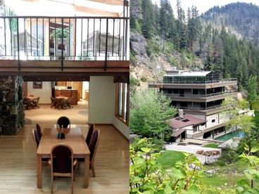 Amazing Mountainside Vacation Rental with Private Hot Springs in Hamilton, Montana - Hamilton, Montana - glamping.directory