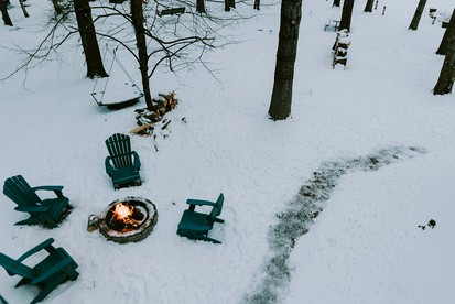 Pet-Friendly, Rustic Cottage with Access to Messalonskee Lake and Views of Belgrade Stream with Hot Tub in Maine - Belgrade, Maine - glamping.directory