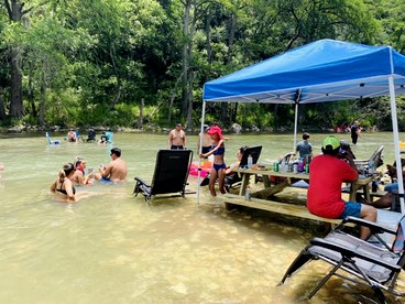 Tent #E & Cabana #6's Ultimate Family Glamping Getaway in New Braunfels, TX - New Braunfels, Texas - glamping.directory