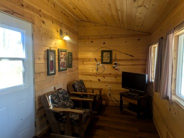 Simple Cabin Rental with Screened-In Porch on Moose Lake near Eau Claire - Hayward, Wisconsin - glamping.directory