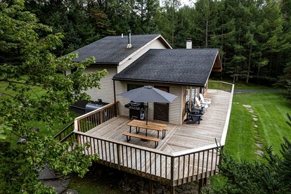 Cozy Cabin Retreat with Fire Pit, Sauna & Game Room in Franklin, New York - glamping.directory