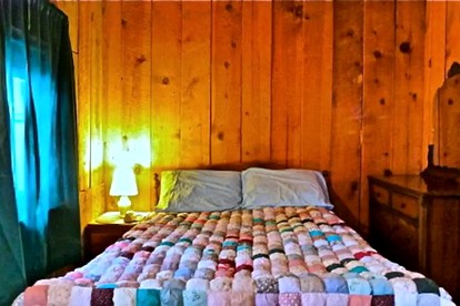 Secluded Cabin Rental Surrounded by Meadows in Big Bear City, California - Big Bear City, California - glamping.directory