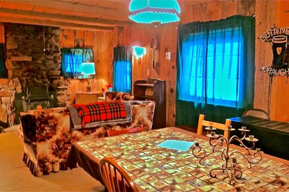 Secluded Cabin Rental Surrounded by Meadows in Big Bear City, California - Big Bear City, California - glamping.directory