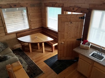 Rustic Log Cabin Rentals in Kachemak Bay, Alaska - Halibut Cove, Alaska - glamping.directory