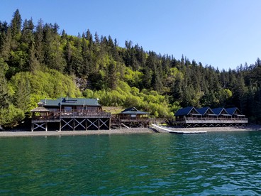 Rustic Log Cabin Rentals in Kachemak Bay, Alaska - Halibut Cove, Alaska - glamping.directory
