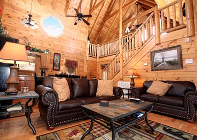 Lovely Family Log Cabin with a Game Room near Gatlinburg, Tennessee - Pigeon Forge, Tennessee - glamping.directory