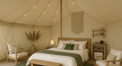 Luxurious Bell Tent for a Peaceful Glamping Escape near Brownfield, Texas - Brownfield, Texas - glamping.directory