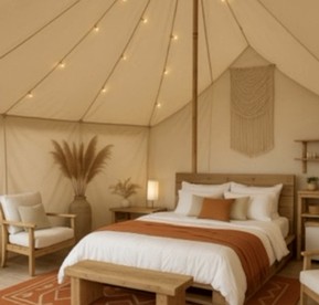 Luxurious Bell Tent for a Peaceful Glamping Escape near Brownfield, Texas - Brownfield, Texas - glamping.directory