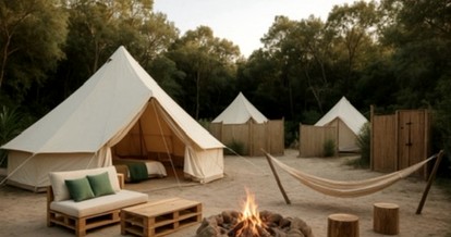 Luxurious Bell Tent for a Peaceful Glamping Escape near Brownfield, Texas - Brownfield, Texas - glamping.directory