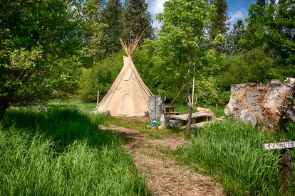 Teepees by the River, Garden Valley, Idaho - Garden Valley, Idaho - glamping.directory