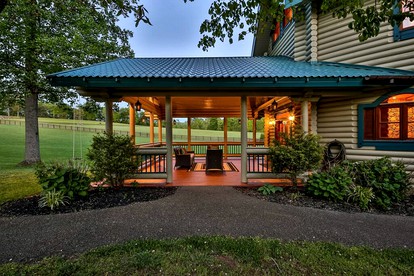Lakefront Log Elegance: True Cabin with Hot Tub and Sauna Amidst Mountain Views - Gilmer County, Georgia - glamping.directory