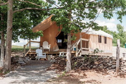 Beautiful Tent Ideal for Luxury Camping in Vermont - Springfield, Vermont - glamping.directory