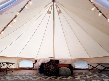 Riverfront Tent Rental for Luxury Camping near Eureka Springs - Eureka Springs, Arkansas - glamping.directory