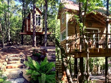 Secluded Tree House Rental with a Sleeping Loft near Lake Jocassee in South Carolina - glamping.directory
