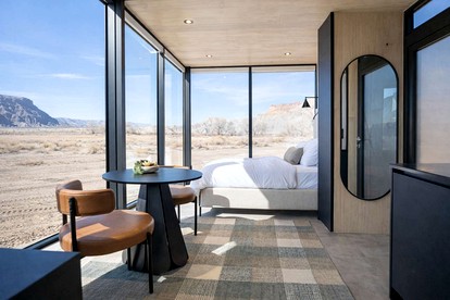 Contemporary Mirror Cabin Escape with Stargazing & Desert Views near Capitol Reef, Torrey Utah - Torrey, Utah - glamping.directory