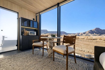 Contemporary Mirror Cabin Escape with Stargazing & Desert Views near Capitol Reef, Torrey Utah - Torrey, Utah - glamping.directory